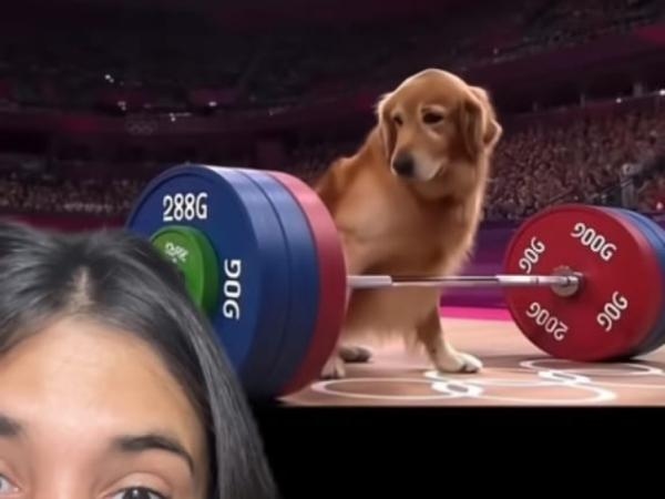 Das KI-gestützte Video eines Hundes beim Gewichtheben, das Tausende auf TikTok täuschte: Es löste einen Aufruhr aus