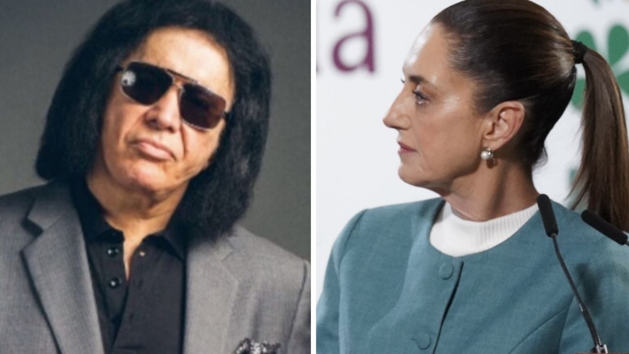 Así respondió Sheinbaum al mensaje de agradecimiento de Gene Simmons de Kiss