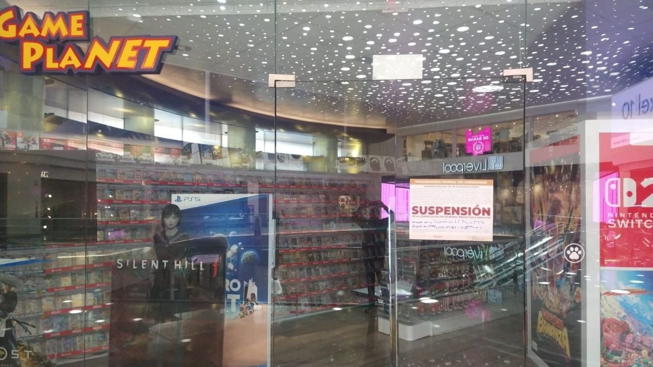 Profeco discovered these irregularities in Gameplanet branches.
