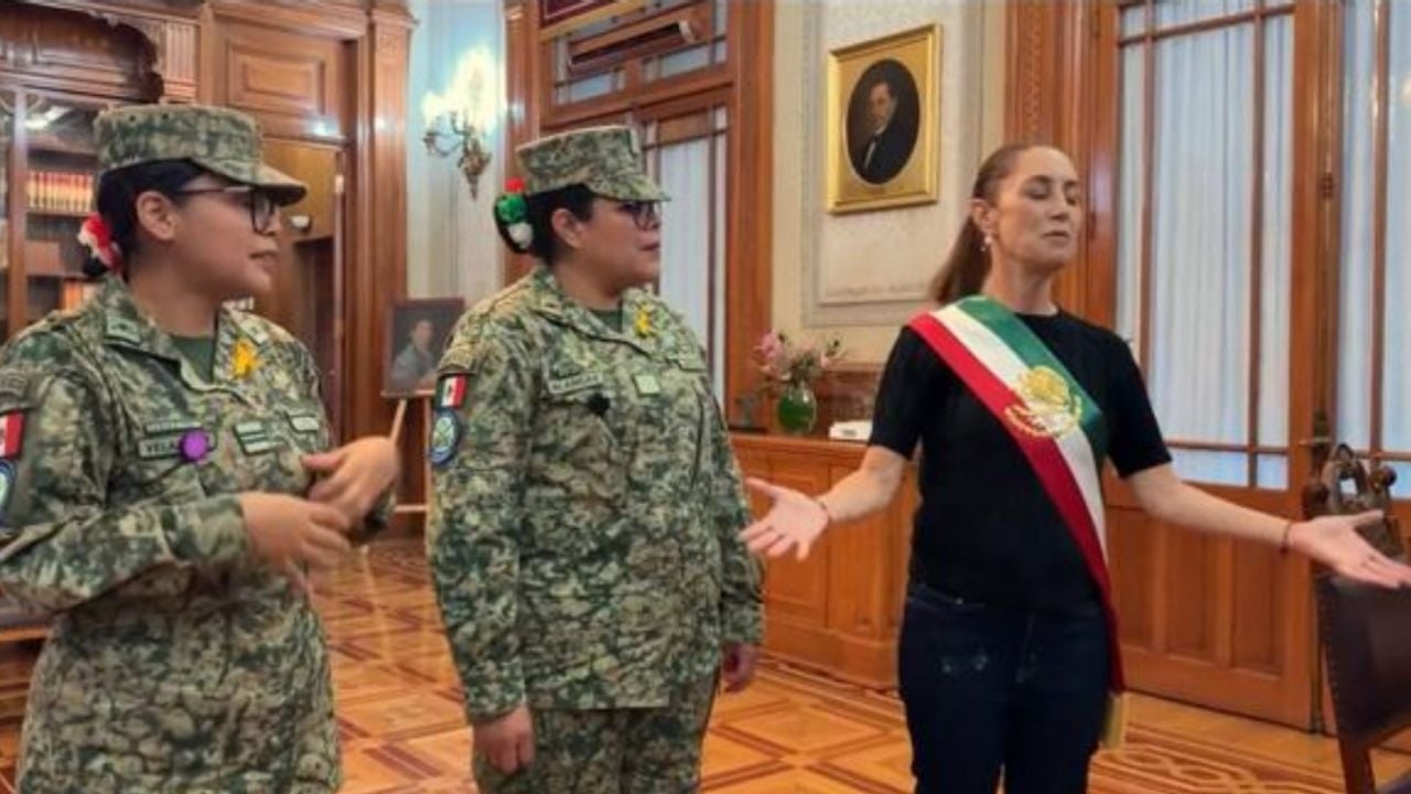 Sheinbaum'un Bağımsızlık Çığlığı'nı atarken takacağı başkanlık kuşağı böyle yapıldı (Video)