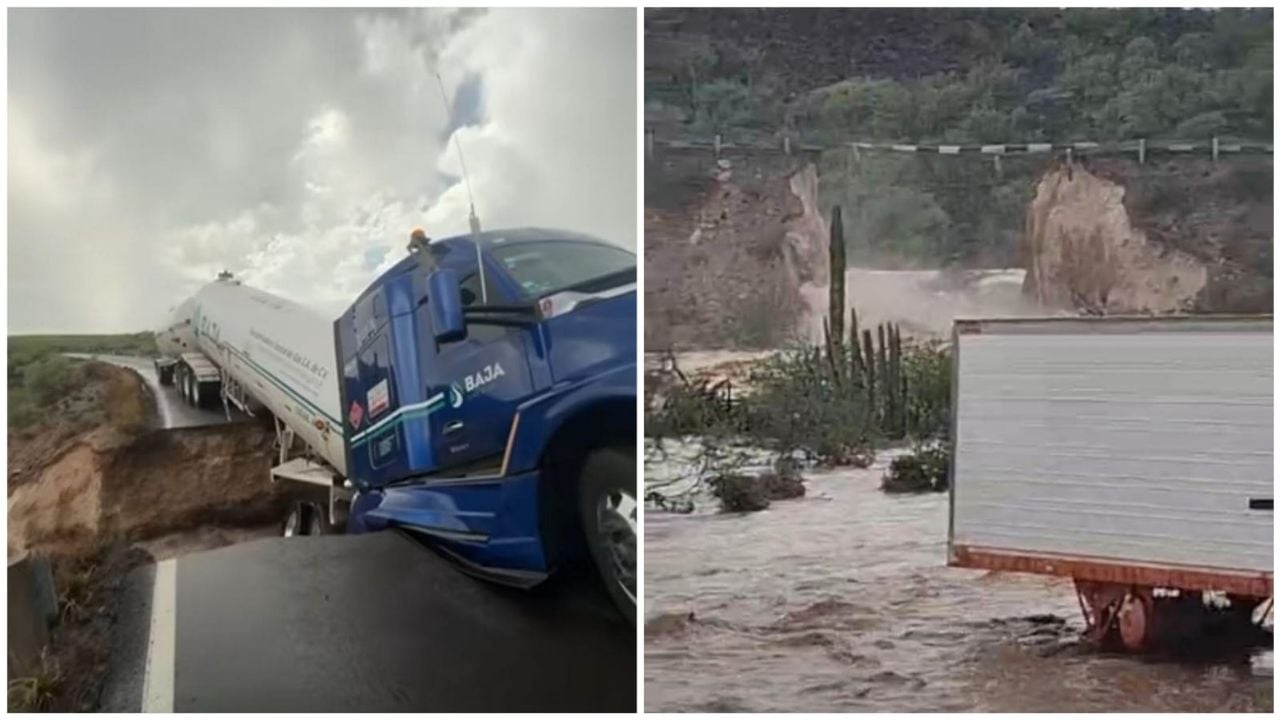 La tempesta tropicale Mario danneggia le strade e provoca allagamenti nella Bassa California del Sud.