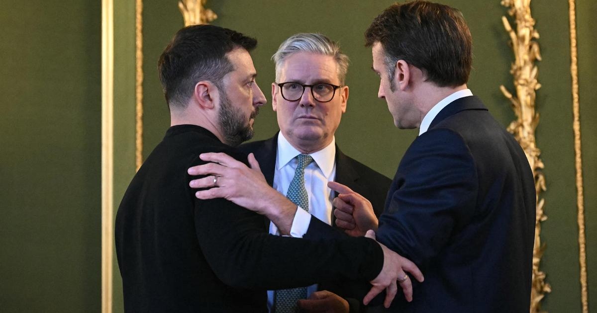 Starmer, Macron, Merz e Tusk em Kiev hoje. Trump para Putin e Zelensky: Chega dessa guerra estúpida