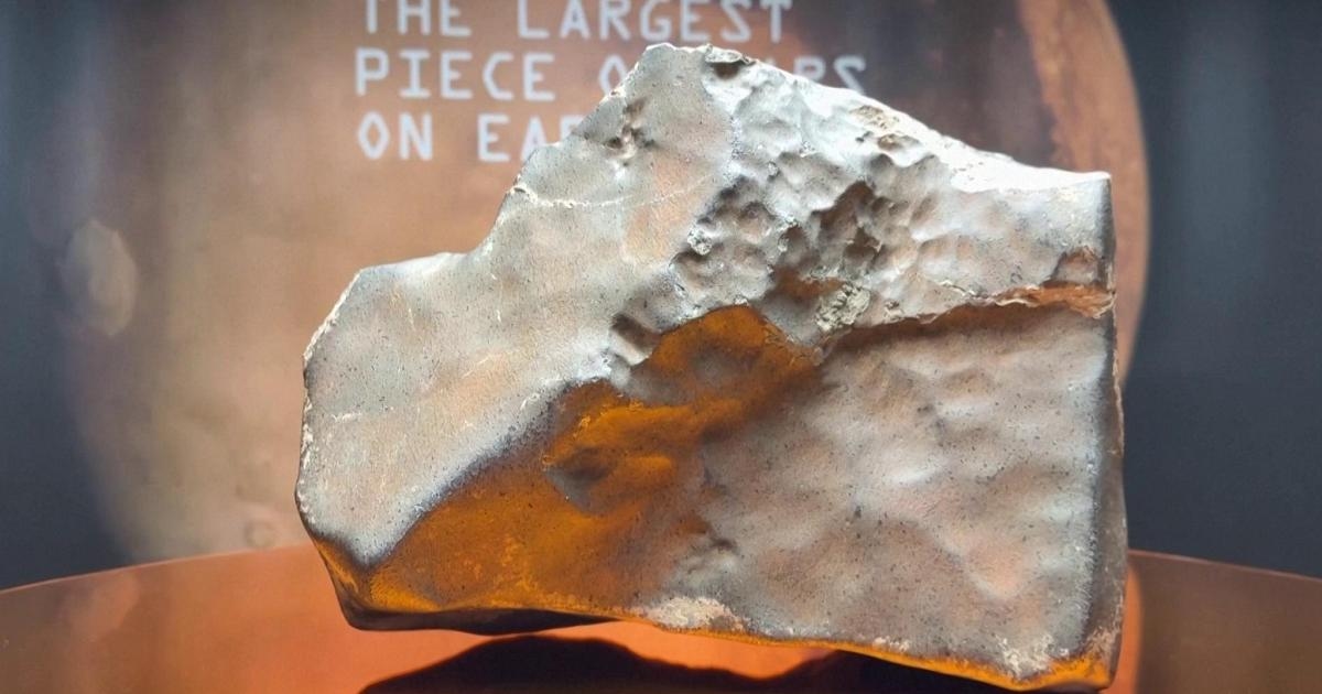 Größter Marsmeteorit für fast 5,3 Millionen Dollar versteigert