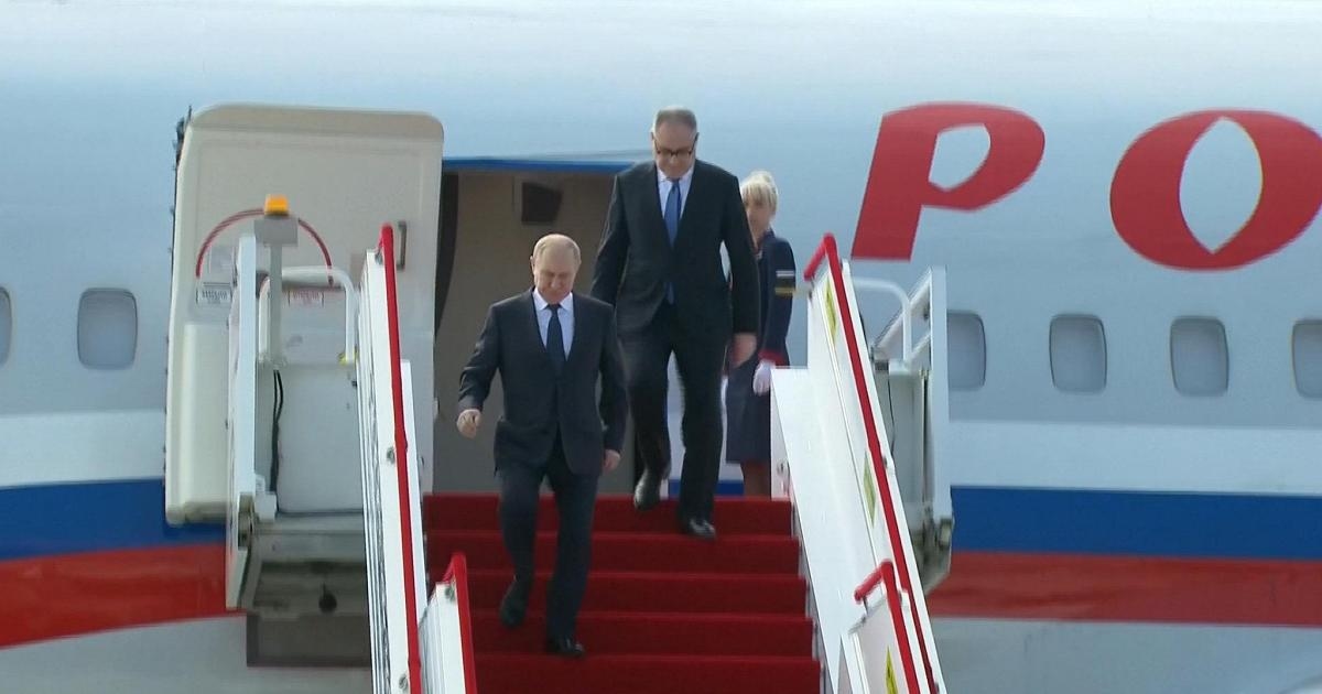 Putin desembarca em Tianjin para a Cúpula de Cooperação de Xangai