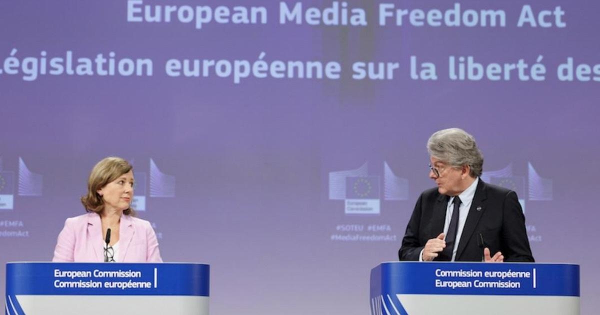 Der Media Freedom Act ist in Kraft: Die EU ist bereit, alle Mittel einzusetzen, um ihn durchzusetzen.
