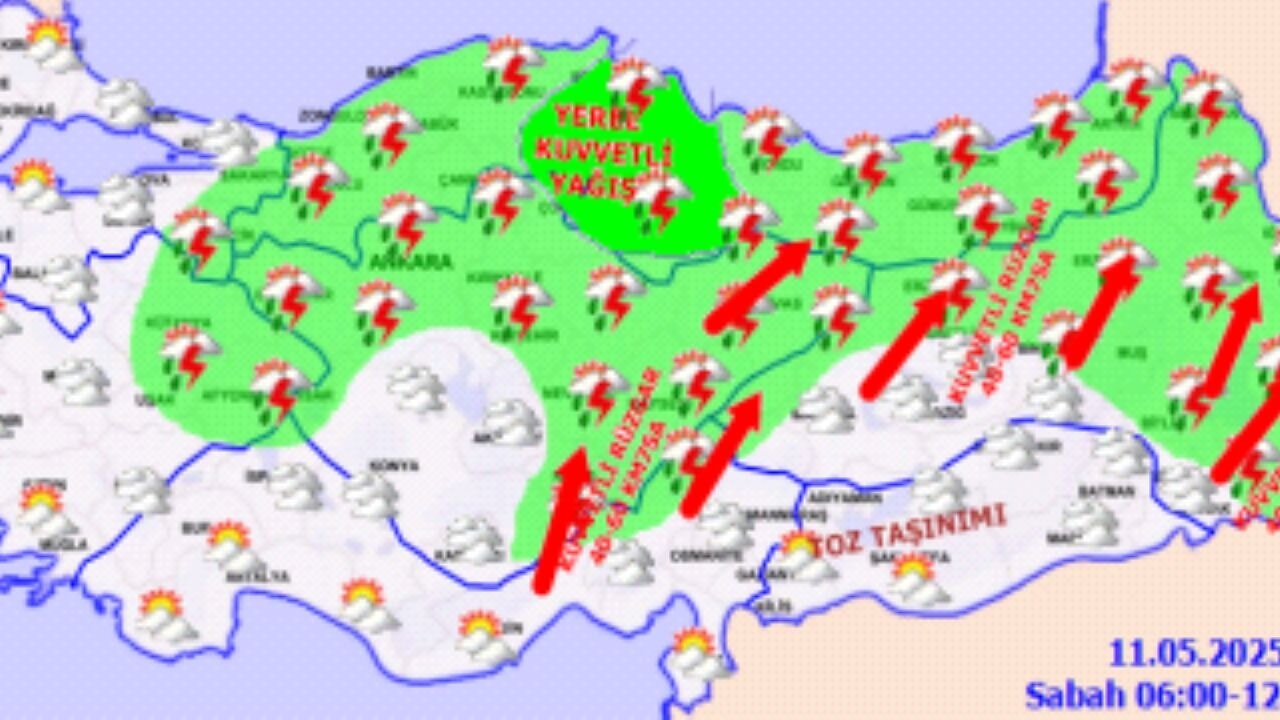 Pogoda 11 maja 2025