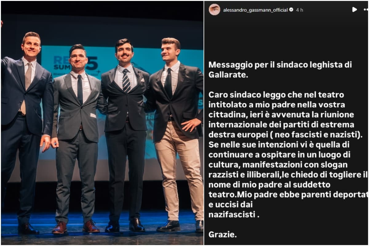 Cúpula da Remigração, a raiva de Alessandro Gassman após o protesto da extrema direita: "Tirem o nome do meu pai do teatro"