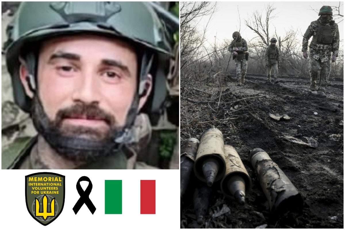 Otro italiano muere en Ucrania: Luca Cecca se ofreció como voluntario para Kiev en la guerra contra Rusia.