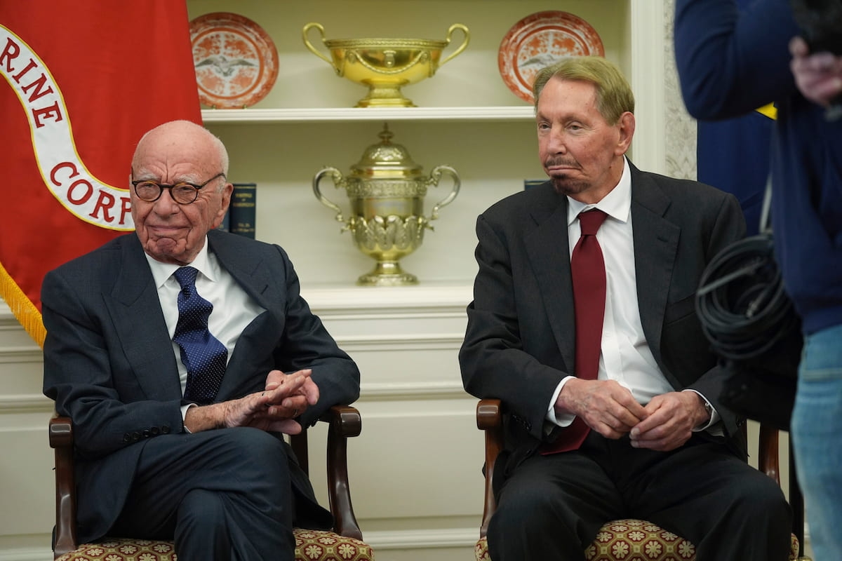 De Amerikaanse 'techno-rechtse' tak neemt TikTok over: onder de kopers van het Chinese sociale netwerk bevinden zich de familie Murdoch, Oracle en Dell.