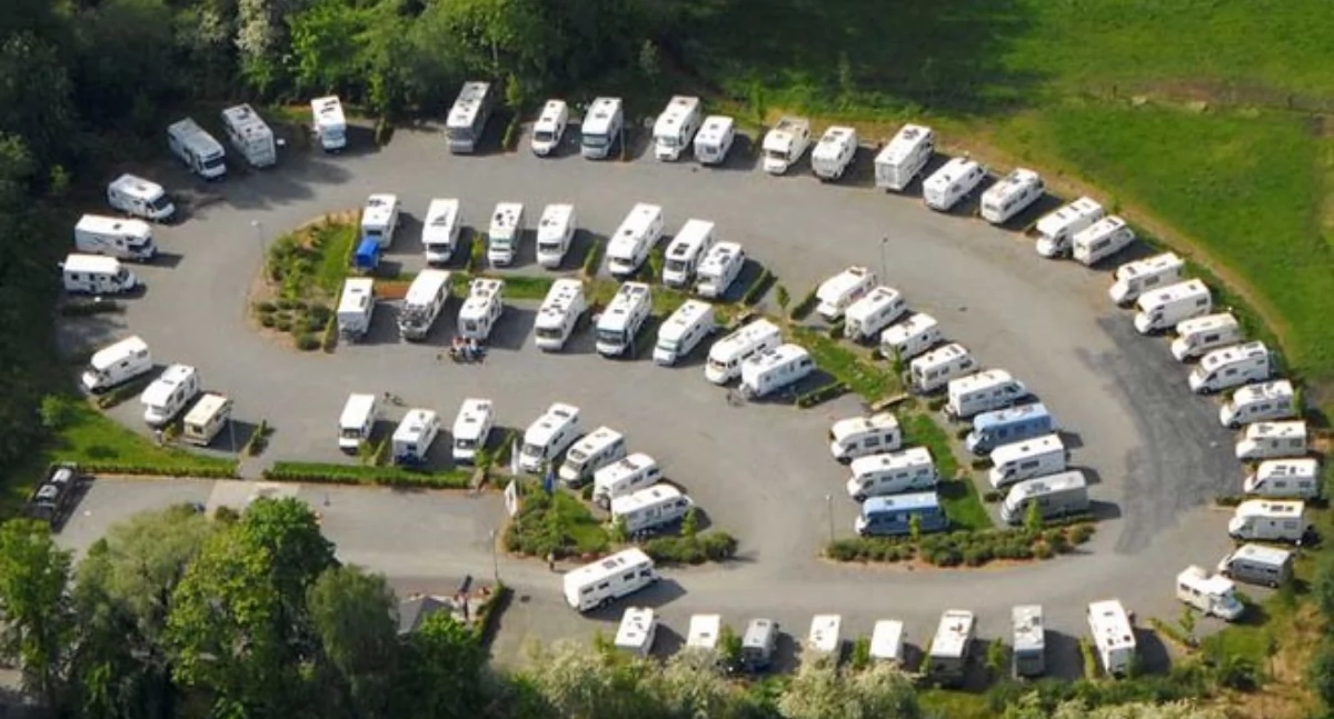 Camperpark bij Sanocka