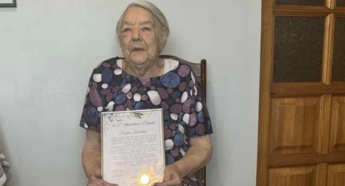 La señora Stanisława de Gorzyce se unió al grupo de centenarios.