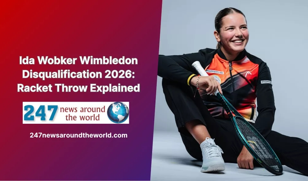 Ida Wobker Wimbledon Disqualification 2026: Racket Throw Explained