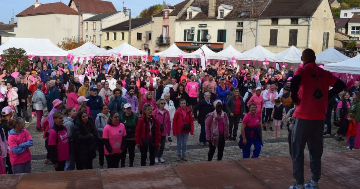 Montbard. Octubre Rosa: 5.000 € recaudados durante una importante jornada deportiva organizada por la agencia Aréas.