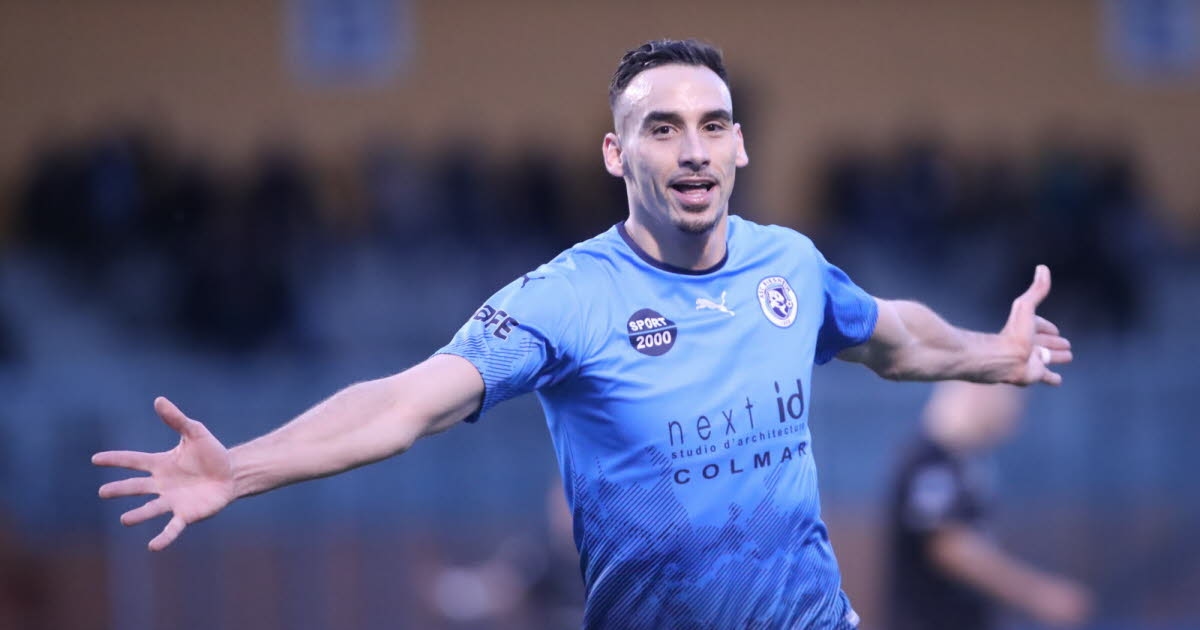 Football. National 2 : l'ancien joueur de Biesheim, Reda Bellahcene, vit un conte de fées dans le Nord