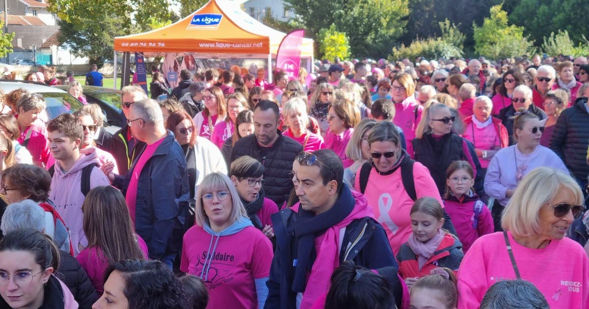 Bar-le-Duc: La Marcha Rosa bate su récord de participación para apoyar la lucha contra el cáncer de mama