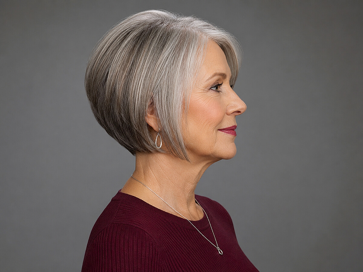 25 Lovely A-Line Bob Haircuts for Grandmas That Take Years Off Your Look