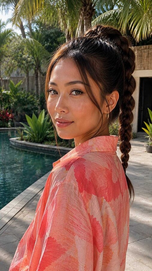 25 Fun Pool Party Hairstyles That Stay Stylish All Day