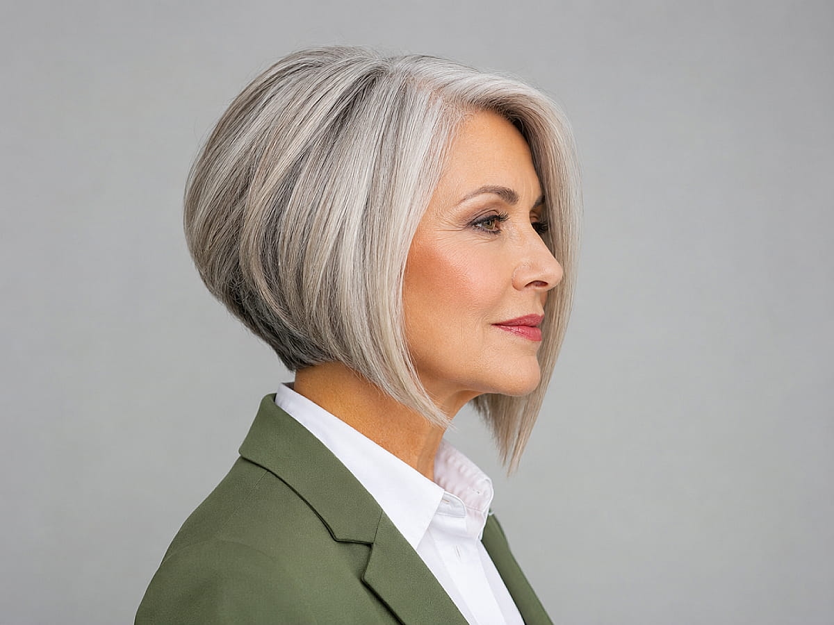 25 Stunning A-Line Bob Hairstyles for Older Women