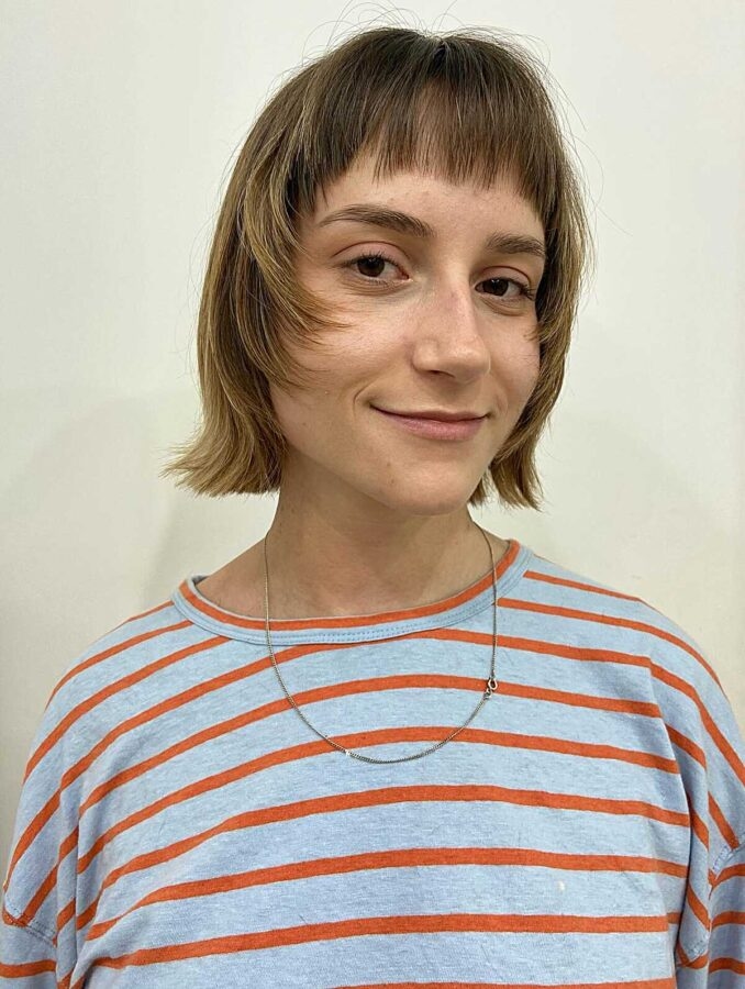 25 Edgy Wolf Cut Bob Haircuts with Bangs
