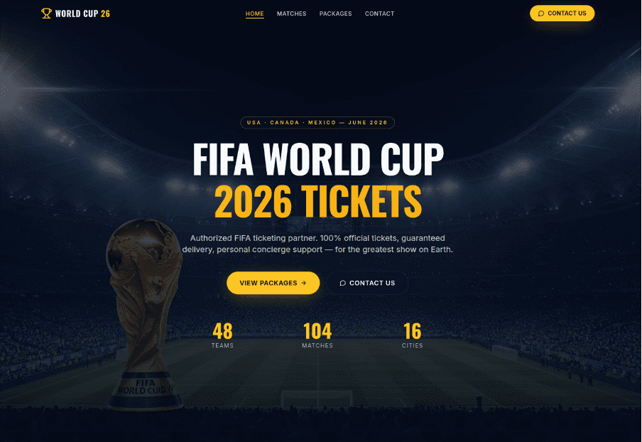 FIFA World Cup 2026: Hackers Target Football Fans With Fake Tickets Sites