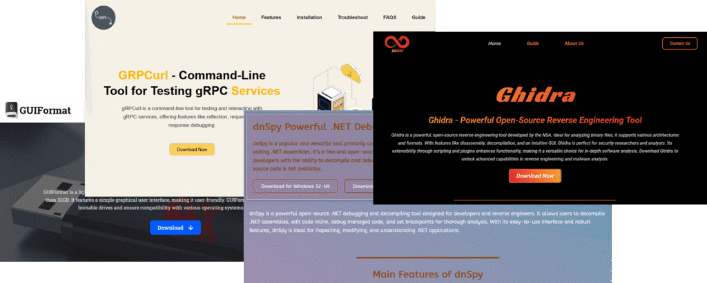 Hackers Clone Ghidra, dnSpy and Other Tool Sites to Spread Malware