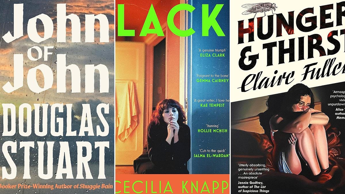 Douglas Stuart returns in this weeks literary fiction: JOHN OF JOHN by Douglas Stuart, LACK by Cecilia Knapp, HUNGER and THIRST by Claire Fuller