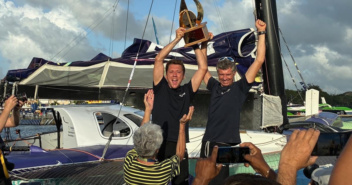 Transat Café L'Or: Baptiste Hulin e Thomas Rouxel, dall'ultimo al primo sul trimarano Ocean Fifty