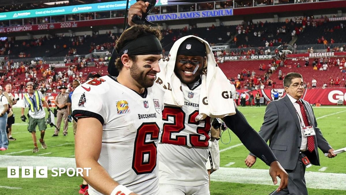 Mayfield's Bucs win again as MVP shouts grow