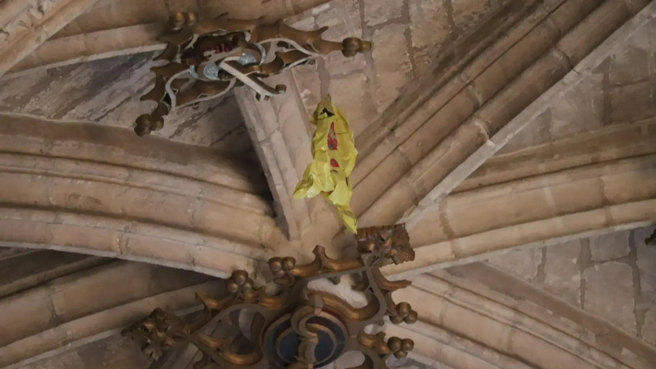 La iglesia de Toledo que esconde un Pikachu en su techo desde hace dos décadas