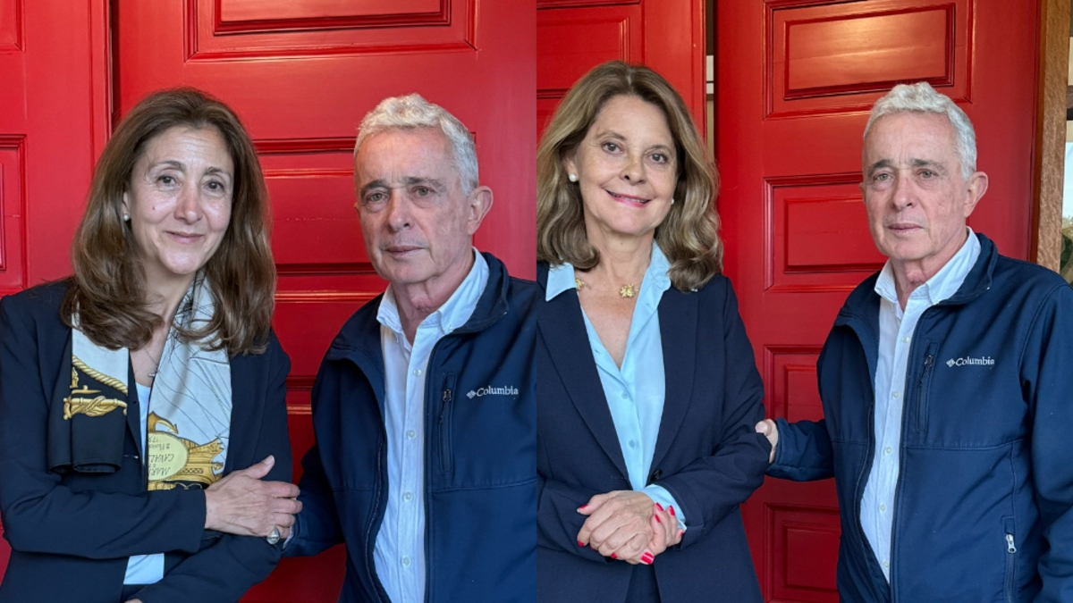 Álvaro Uribe setzt seinen Marathon an Treffen mit wahlkampfbezogenem Unterton fort: Er traf sich mit Ingrid Betancourt und Marta Lucía Ramírez.