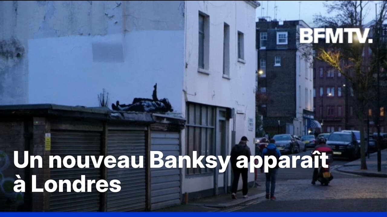 Banksy dévoile un nouveau pochoir à Londres