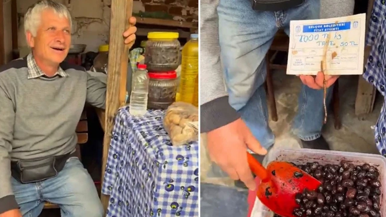 Zeytinin tanesini 50 liraya satan satıcıya idari para cezası