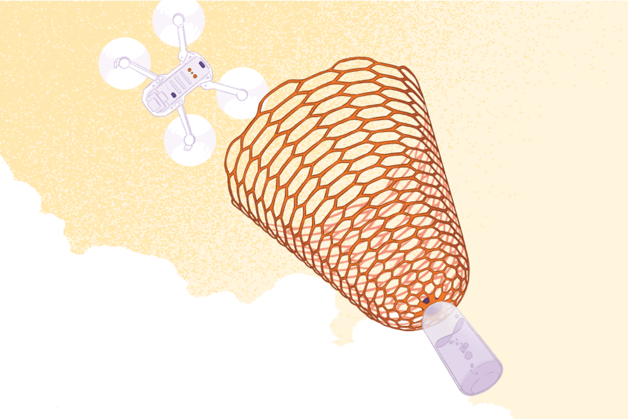 Japon kağıt kesme sanatı olan kirigami'den ilham alan daha hassas paraşütler