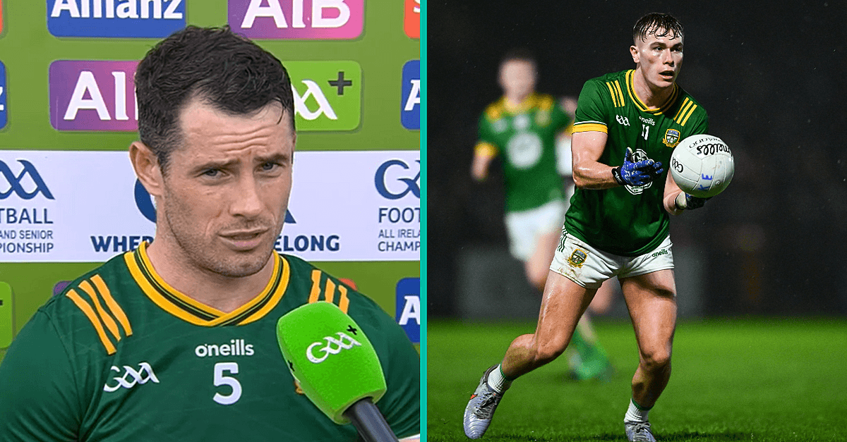 Donal Keogan's Response To Star Forward's Injury Sums Up Meath Mentality