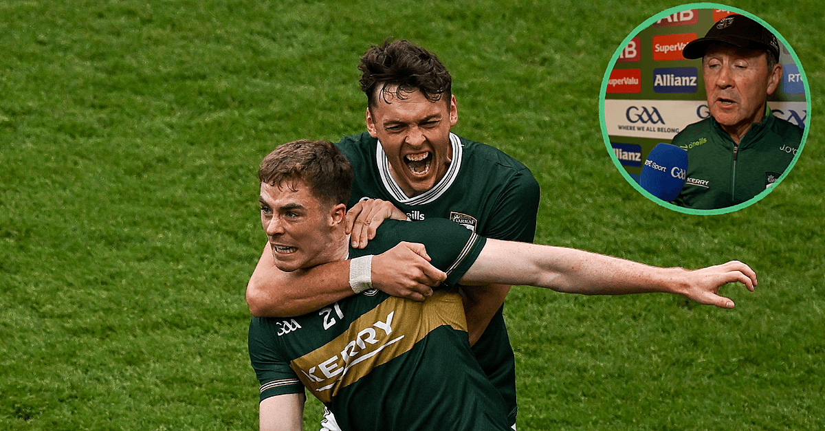 Jack O'Connor Says Tyrone Victory Has Ended 'Foolish' Kerry GAA Talk