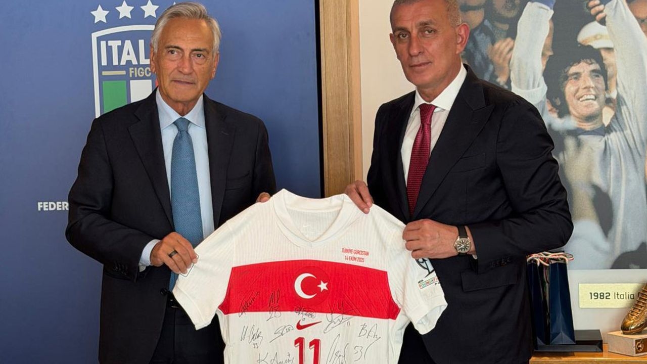 President Hacıosmanoğlu visited Italian Football Federation President Gravina