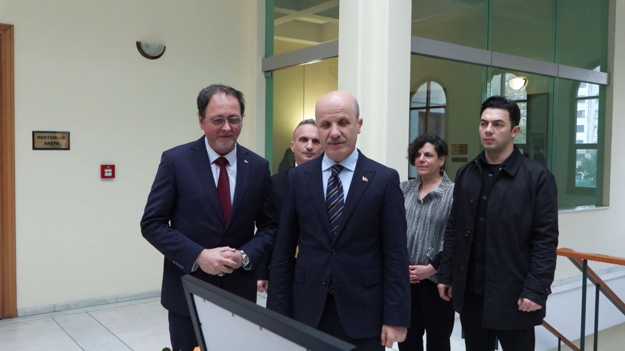 YÖK Başkanı Özvar'dan Mimar Sinan Güzel Sanatlar Üniversitesi’ne ziyaret