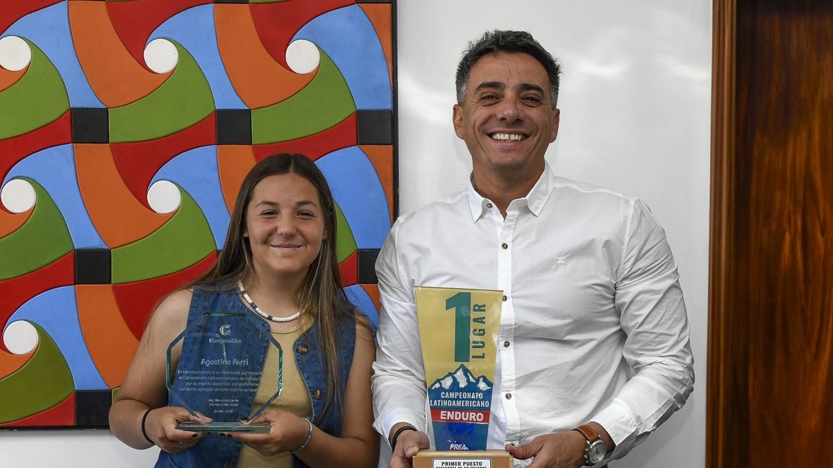 Premian a Agostina Forti Giordani flamante campeona Latinoamericana de Enduro