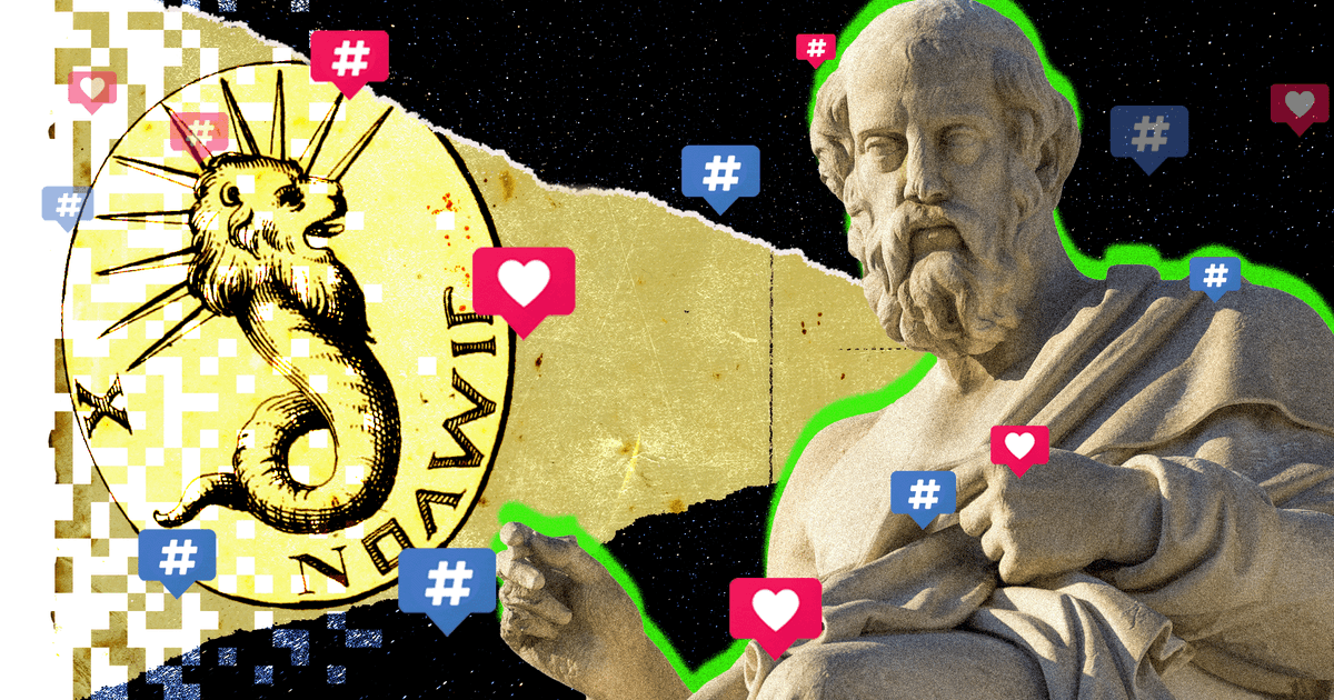 Van Plato tot TikTok: hoe online forums de mythe van de demiurg omvormden tot een meme.