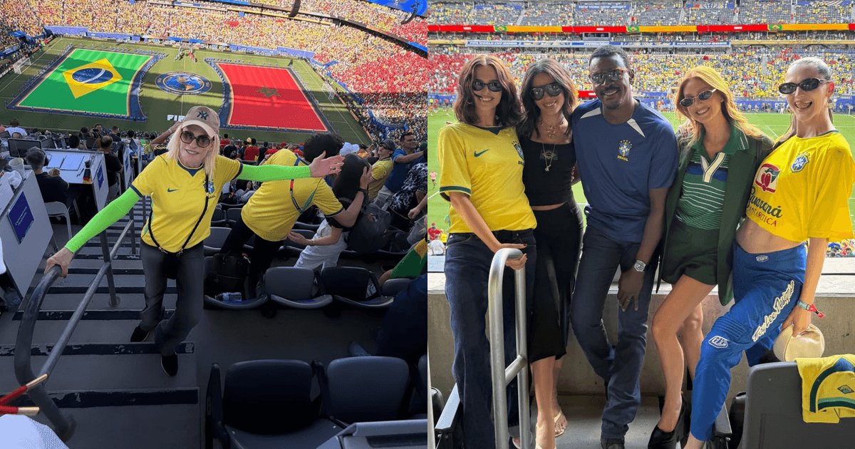 Ana Maria, Anitta e mais: veja os famosos que foram ao jogo de estreia do Brasil na Copa