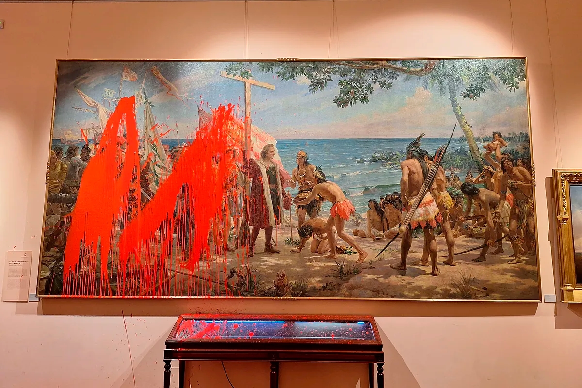 The People's Party (PP) seeks to force the government to "condemn the vandalism" of heritage sites following the attack by Futuro Vegetal on the Naval Museum and the silence of Urtasun.