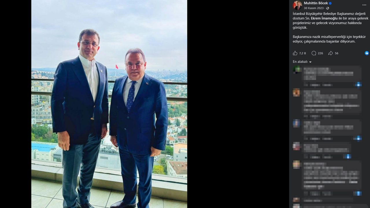 Muhittin Böcek: Ekrem İmamoğlu benden 15 milyon avro destek istedi