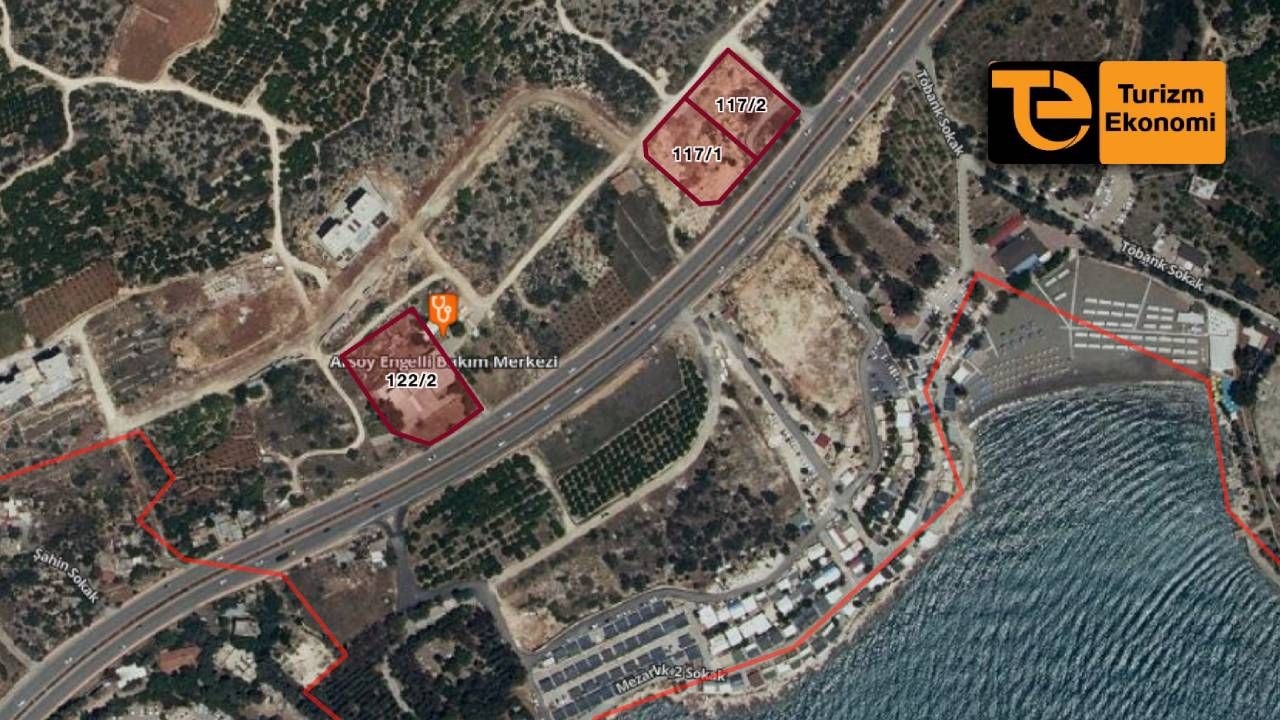 На торги были выставлены три участка земли в туристической зоне в Мерсине.