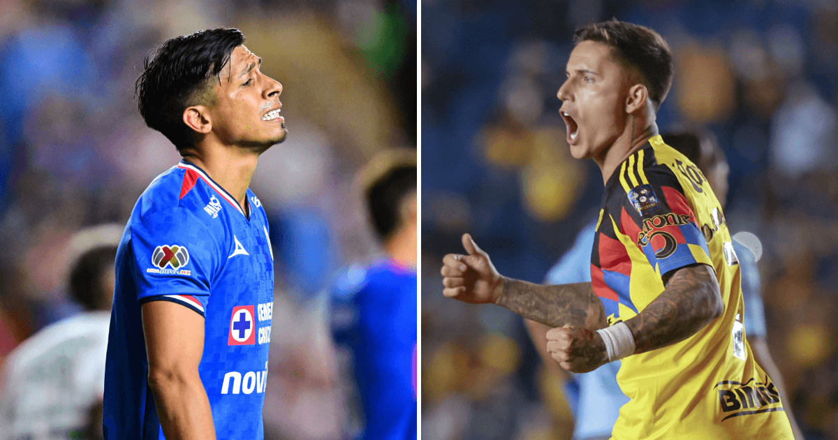 América se impone en los últimos minutos; Cruz Azul rescata empate en Aguascalientes
