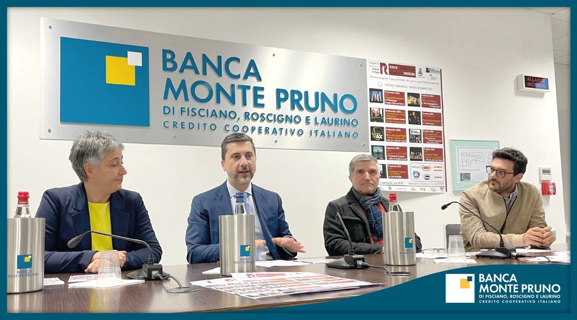Banca Monte Pruno apoya a la Asociación "I Ragazzi di San Rocco" y al "Teatro in Sala"