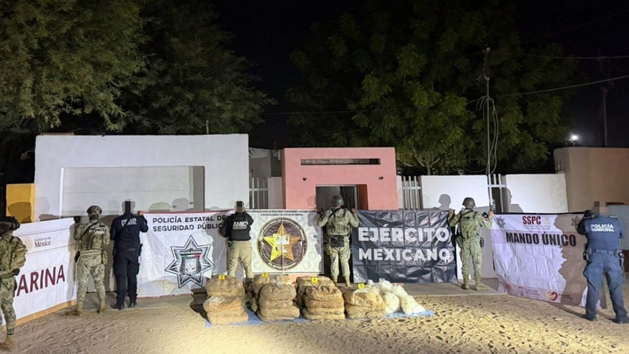 Een halve ton methamfetamine in beslag genomen in San Luis Río Colorado, Sonora