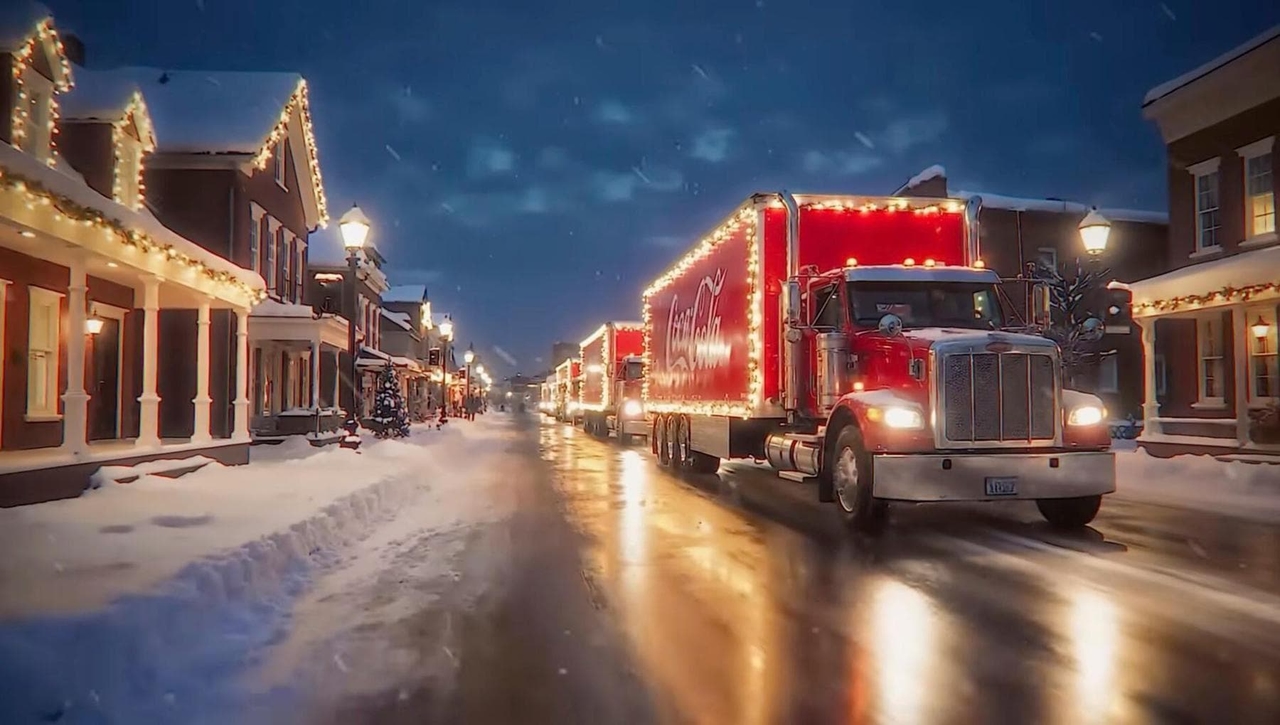 La nouvelle publicité de Coca-Cola, utilisant l'intelligence artificielle, fait suite à la controverse de l'année dernière.