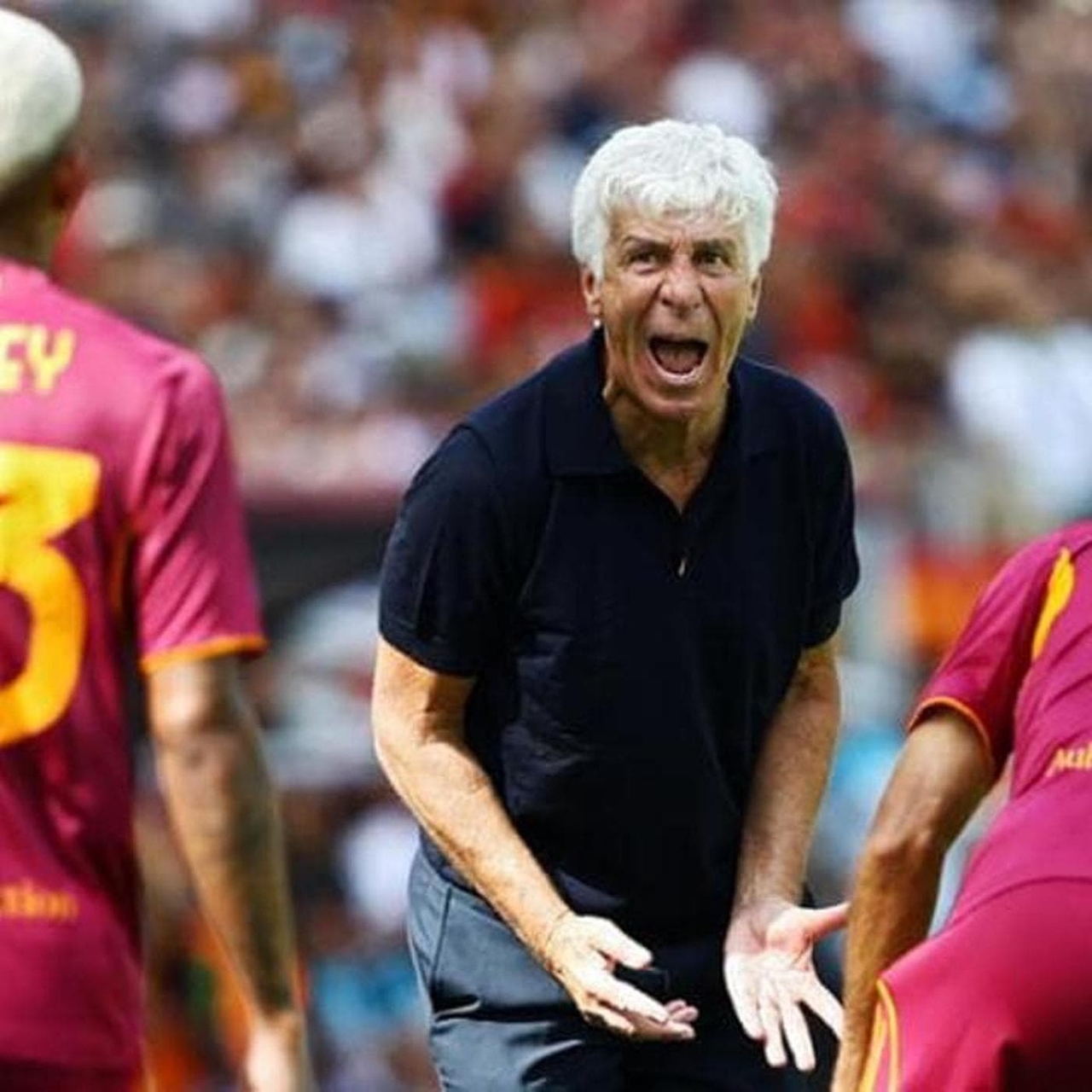 Gasperini: "Ferguson heeft ons tot nu toe niet positief beantwoord." En tegen Dybala: "We zijn niet laks."